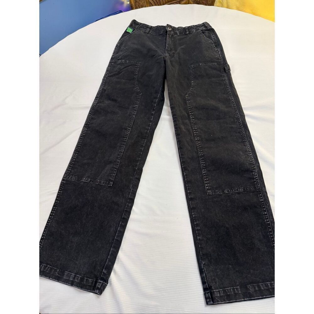 Empyre Brooke Mineral Wash Black Carpenter Jeans Size Small